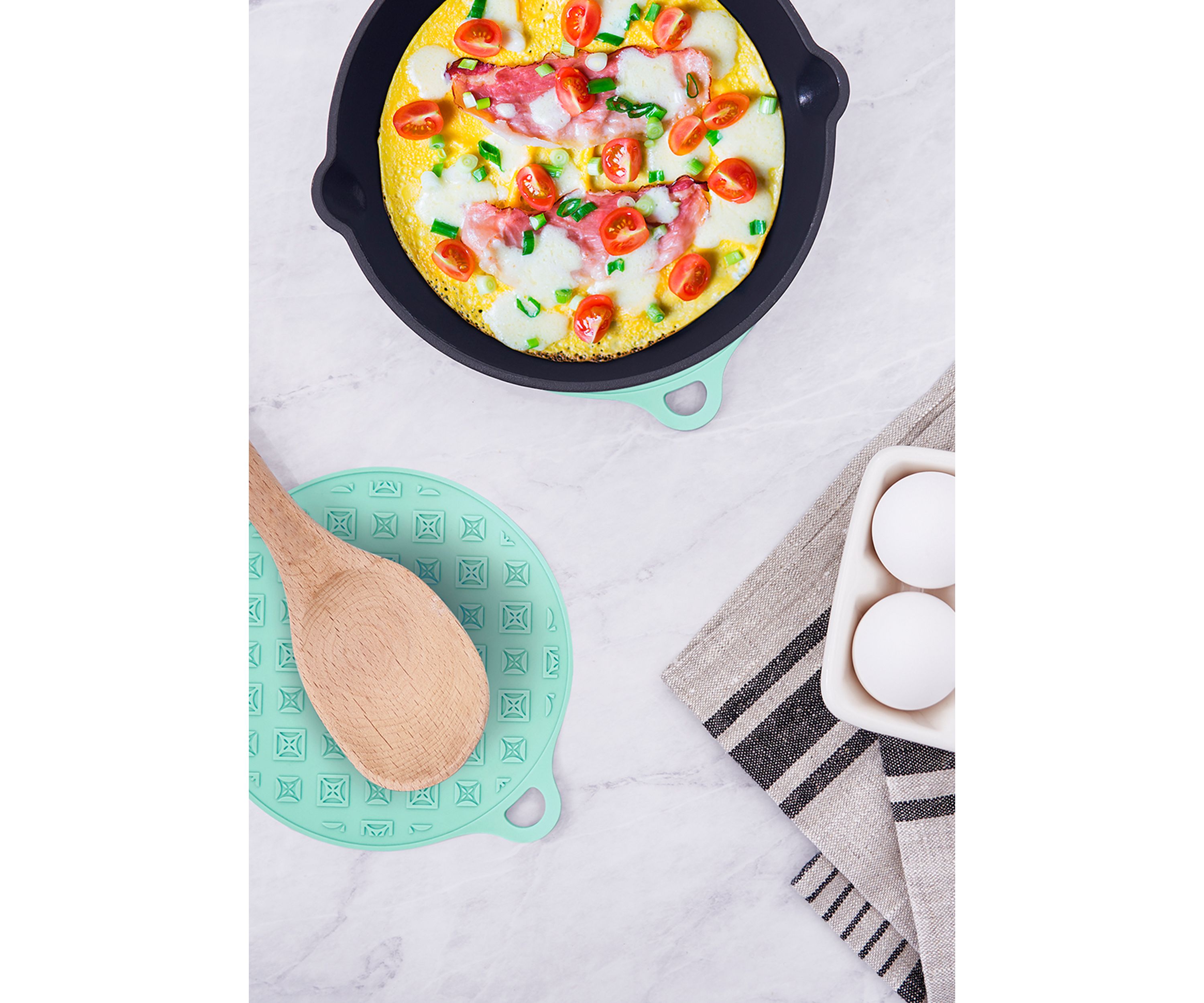 Set of 2 Silicone Trivets 