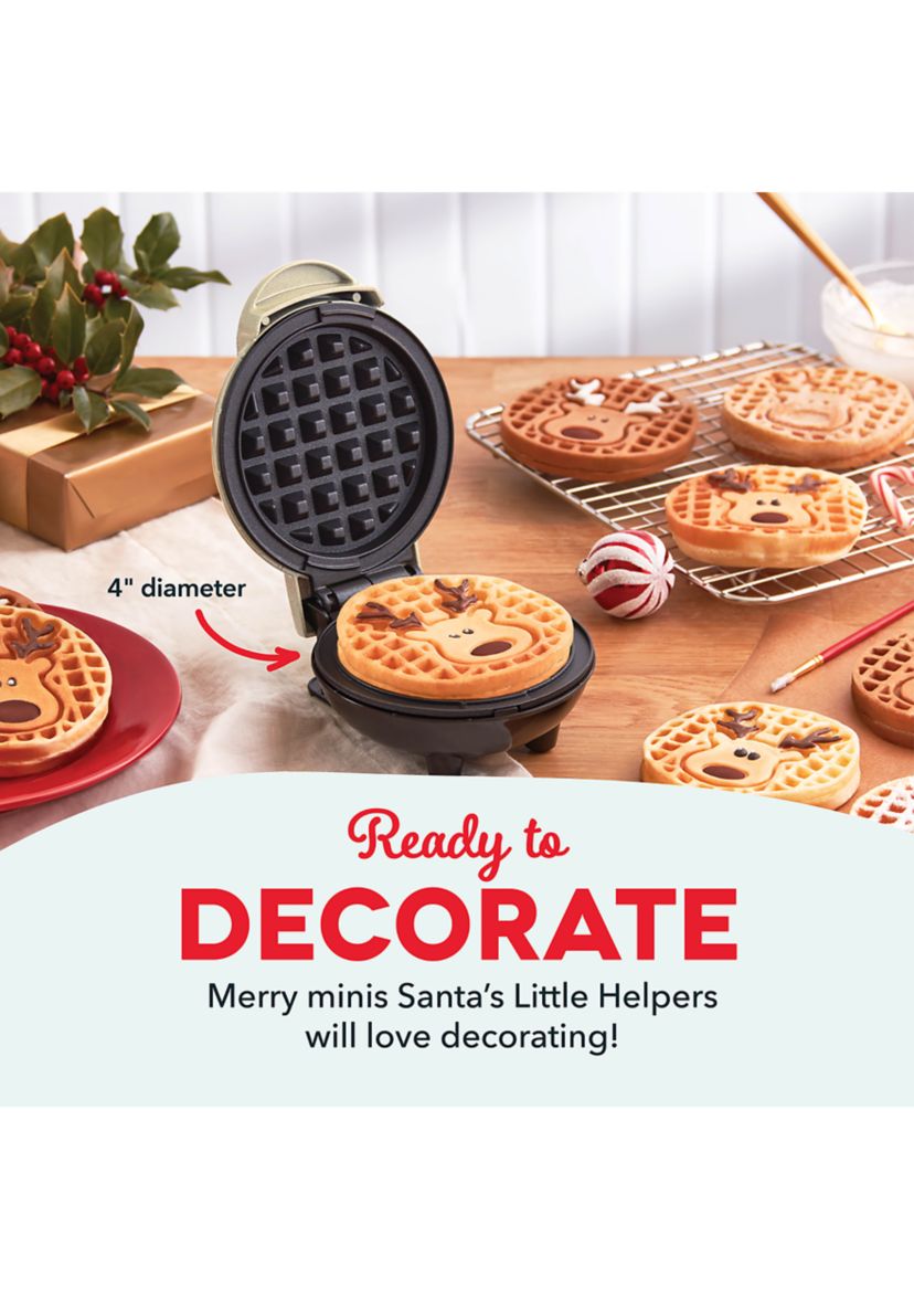 Reindeer Mini Waffle Maker