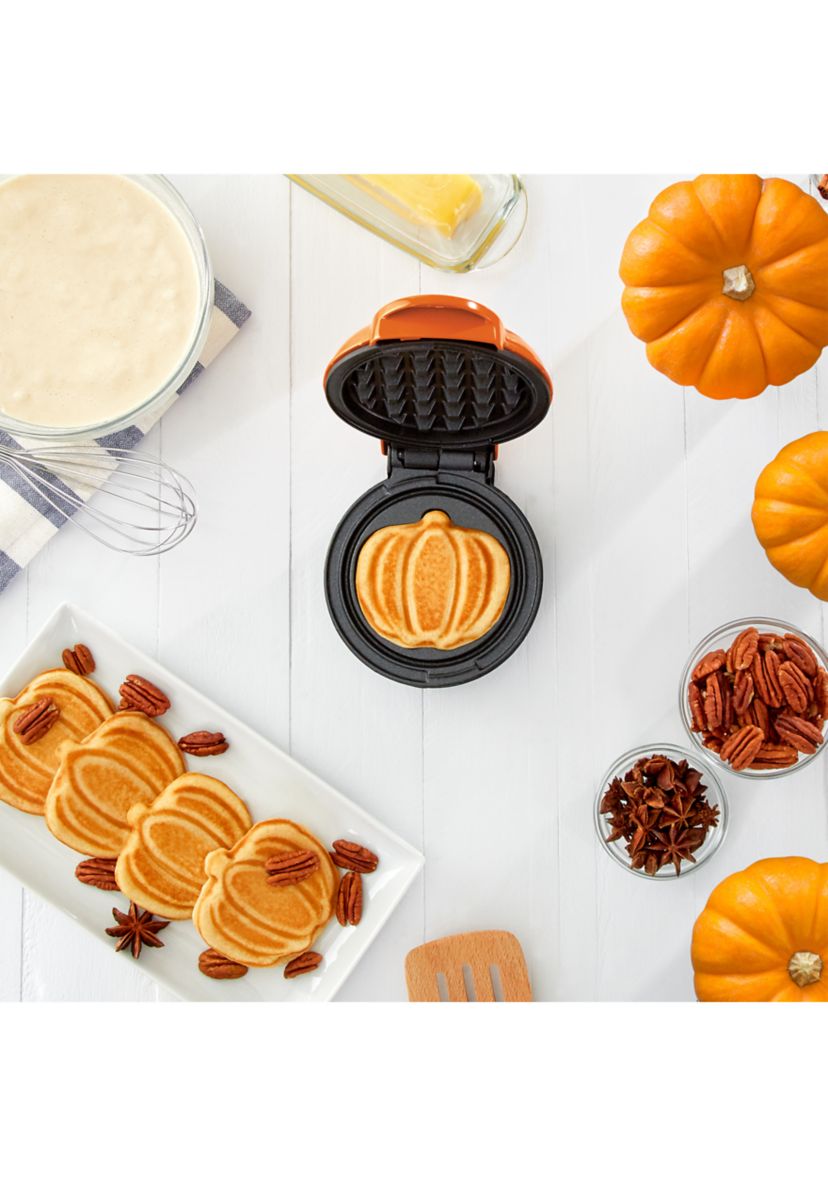 Pumpkin Mini Waffle Maker