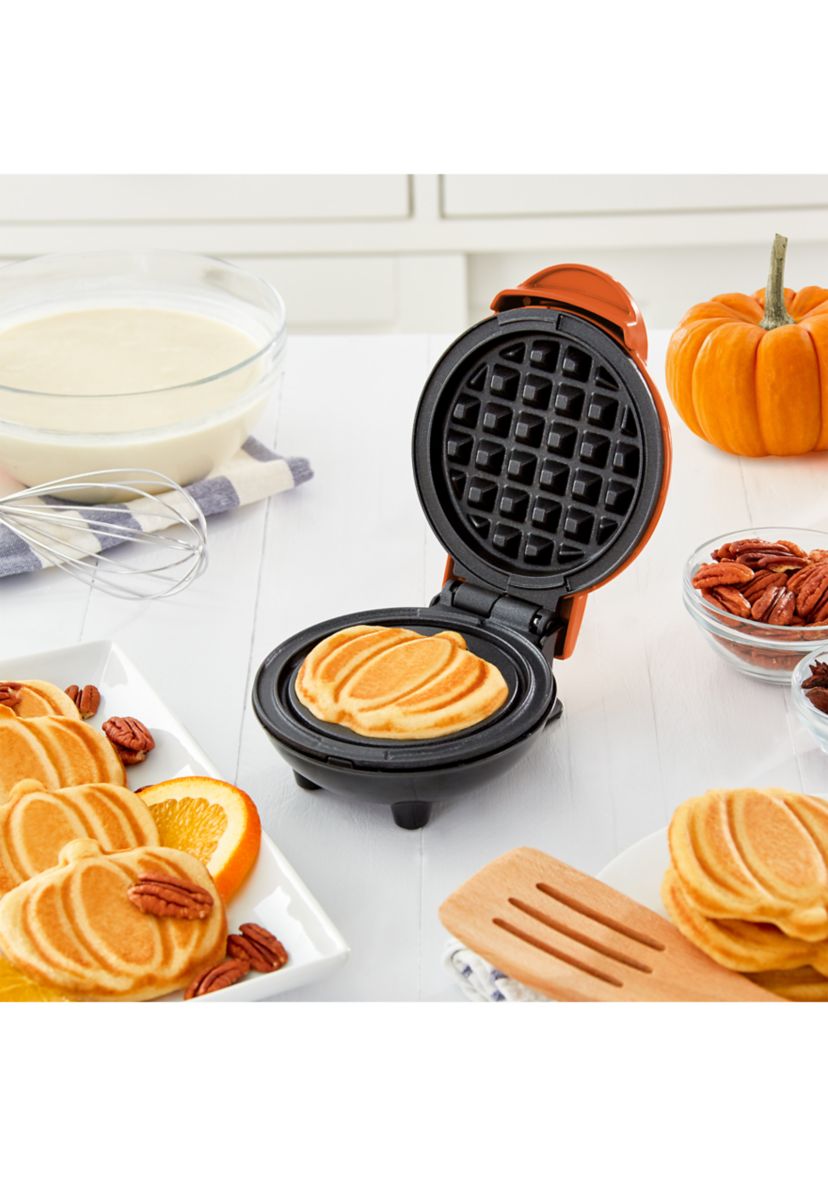 Pumpkin Mini Waffle Maker