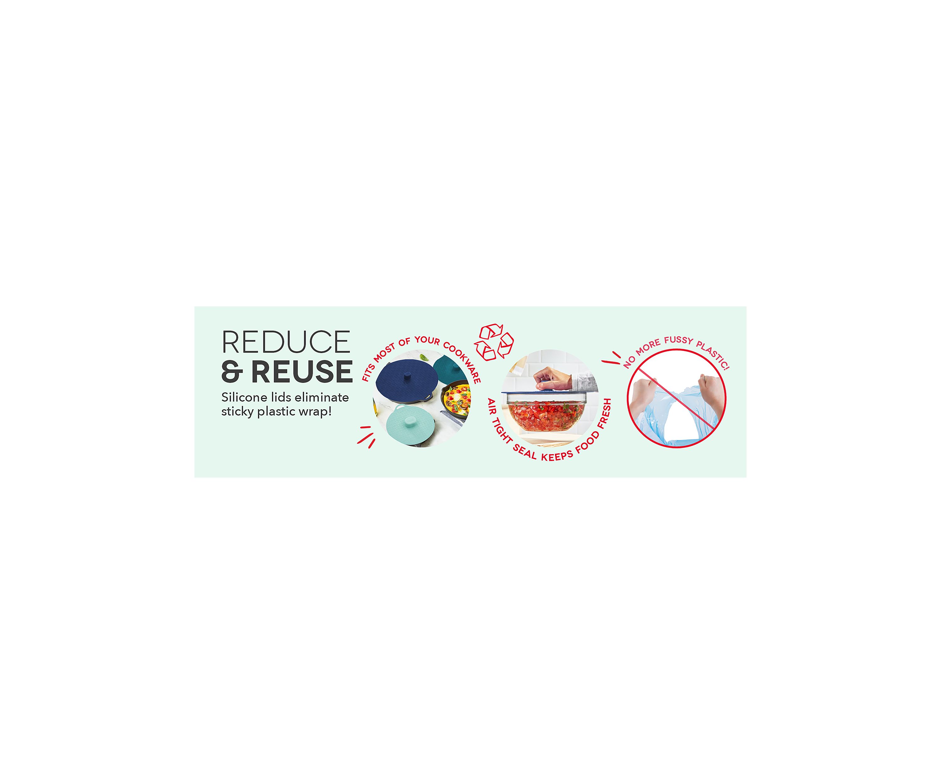 Multi Function Silicone Lids