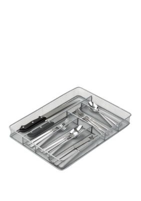 Honey Can Do Steel Mesh Expandable Cutlery Tray