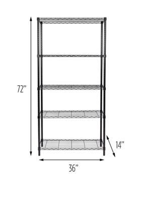 Heavy Duty Steel Shelving Unit