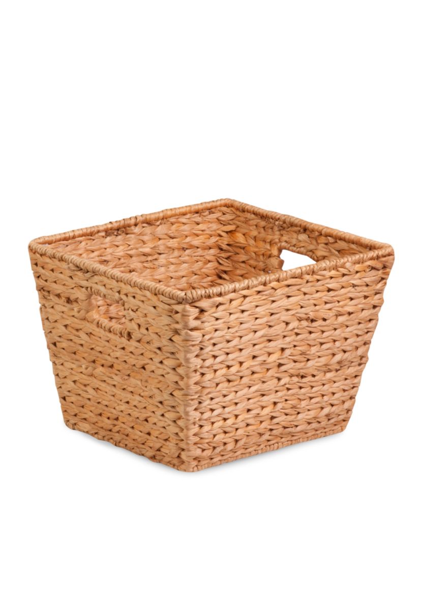 Large Square Water Hyacinth Basket