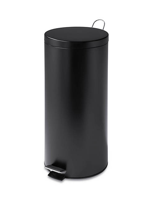 Honey-Can-Do 30 Liter Round Black Matte Can with