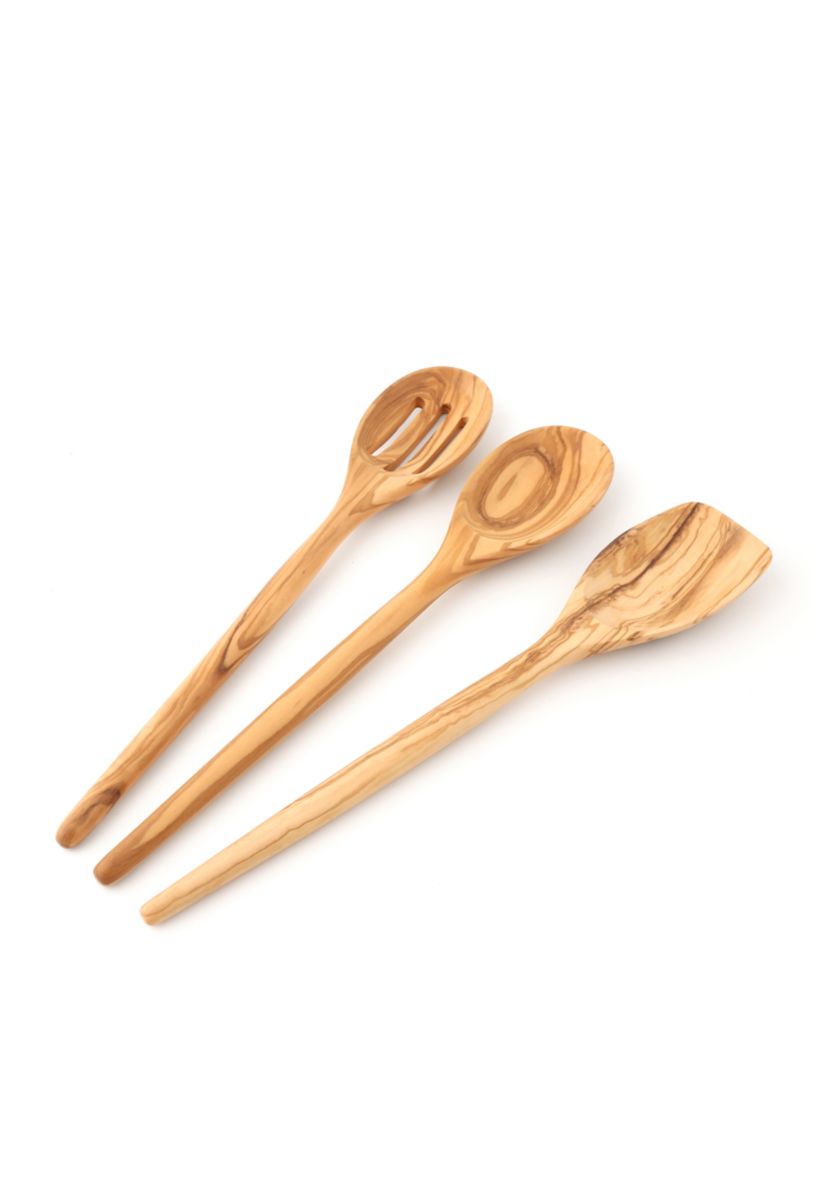 3-Piece Olive Wood Tool Set