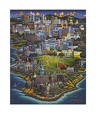 500 Piece Dowdle Folk Art 00270 Puerto Rico Dowdle Jigsaw Puzzle