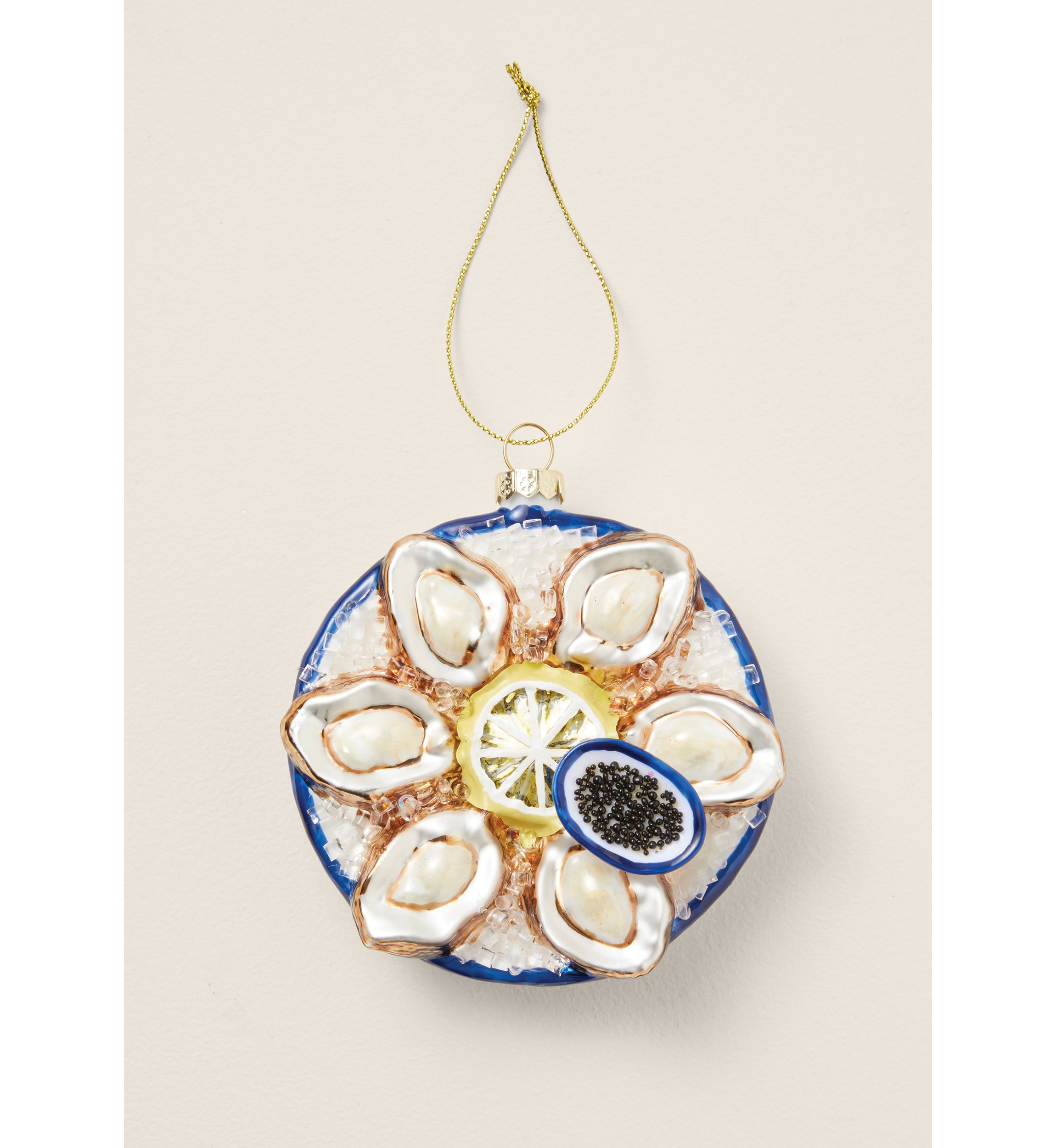 Sewing Down South x Crown & Ivy™ Oyster Plate Ornament