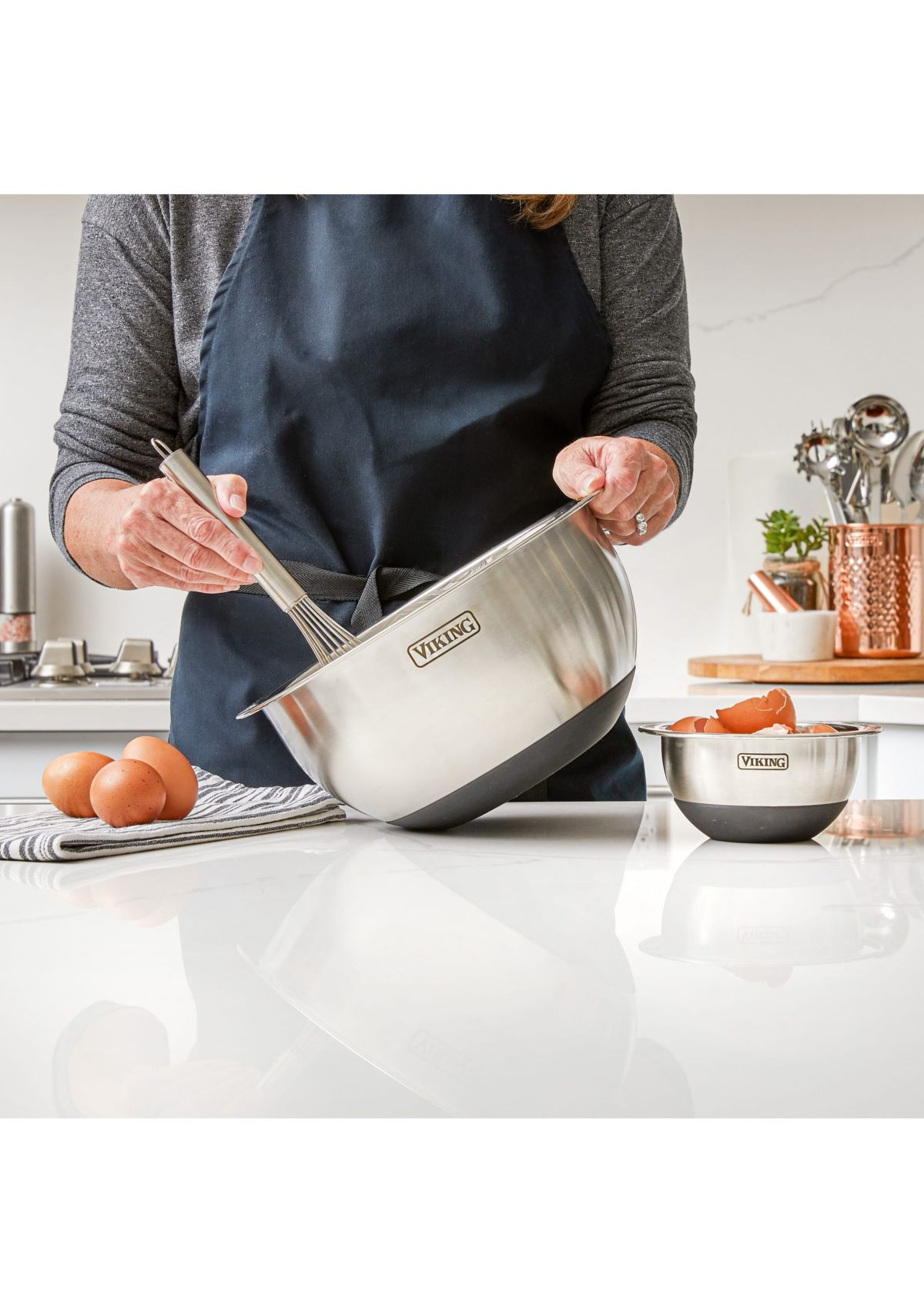 10pc Stainless Steel Mixing Bowl Set