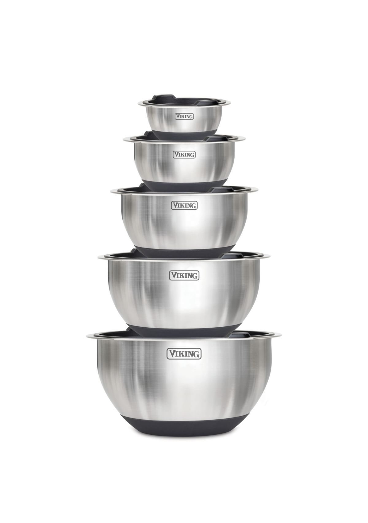 10pc Stainless Steel Mixing Bowl Set