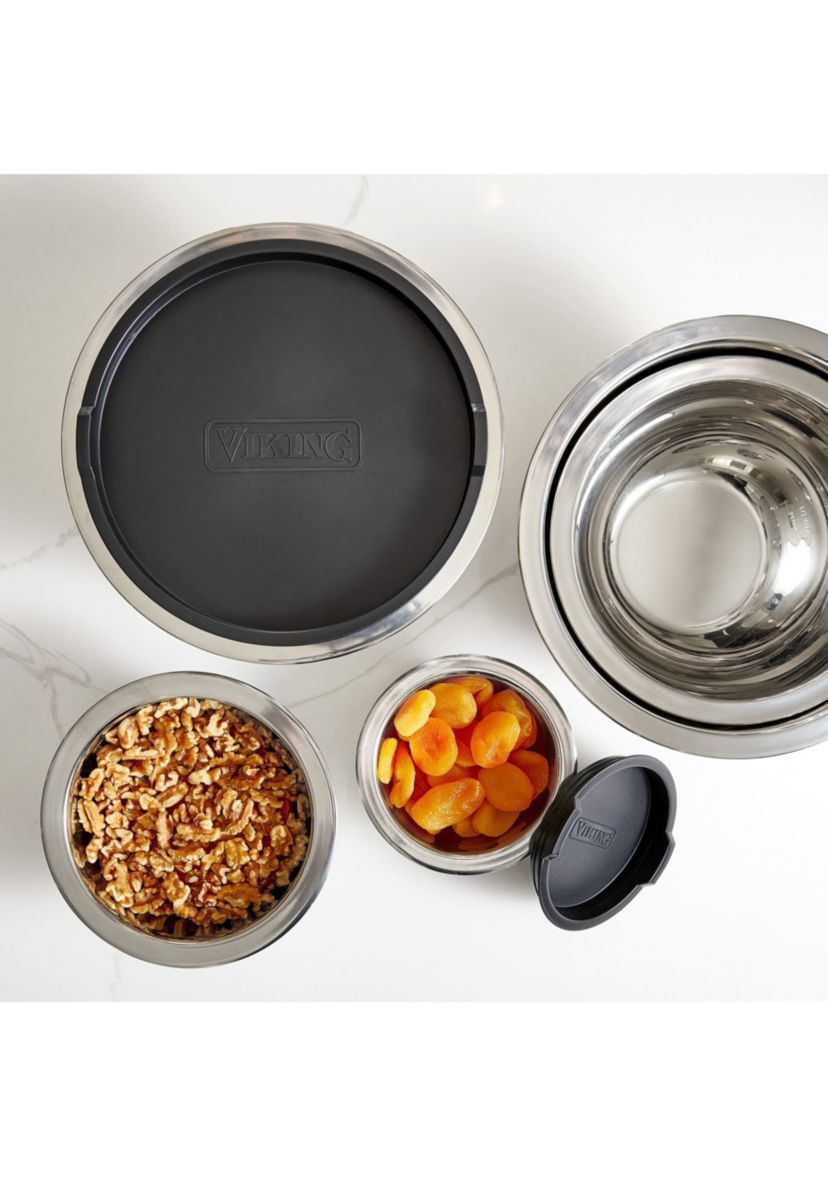 10pc Stainless Steel Mixing Bowl Set