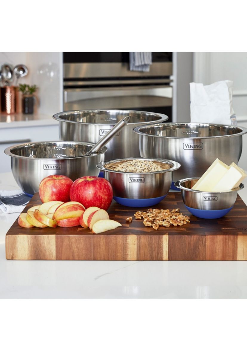 10pc Stainless Steel Mixing Bowl Set