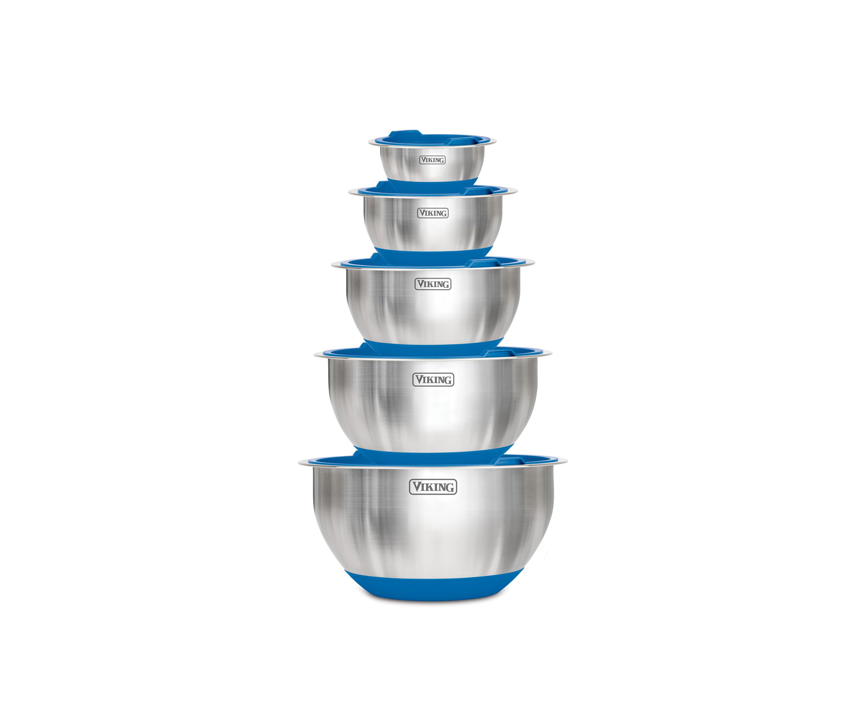 10pc Stainless Steel Mixing Bowl Set