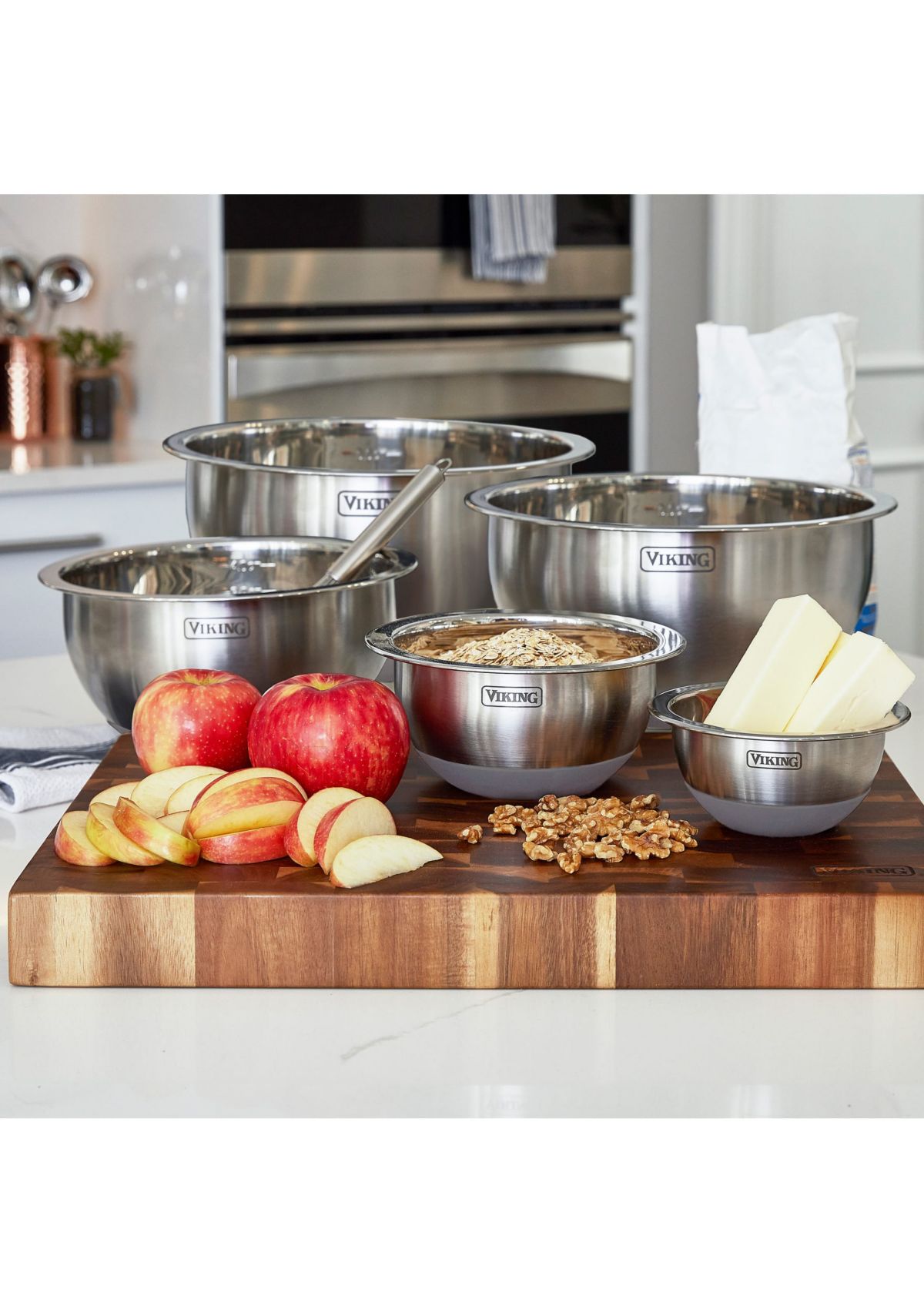 10pc Stainless Steel Mixing Bowl Set