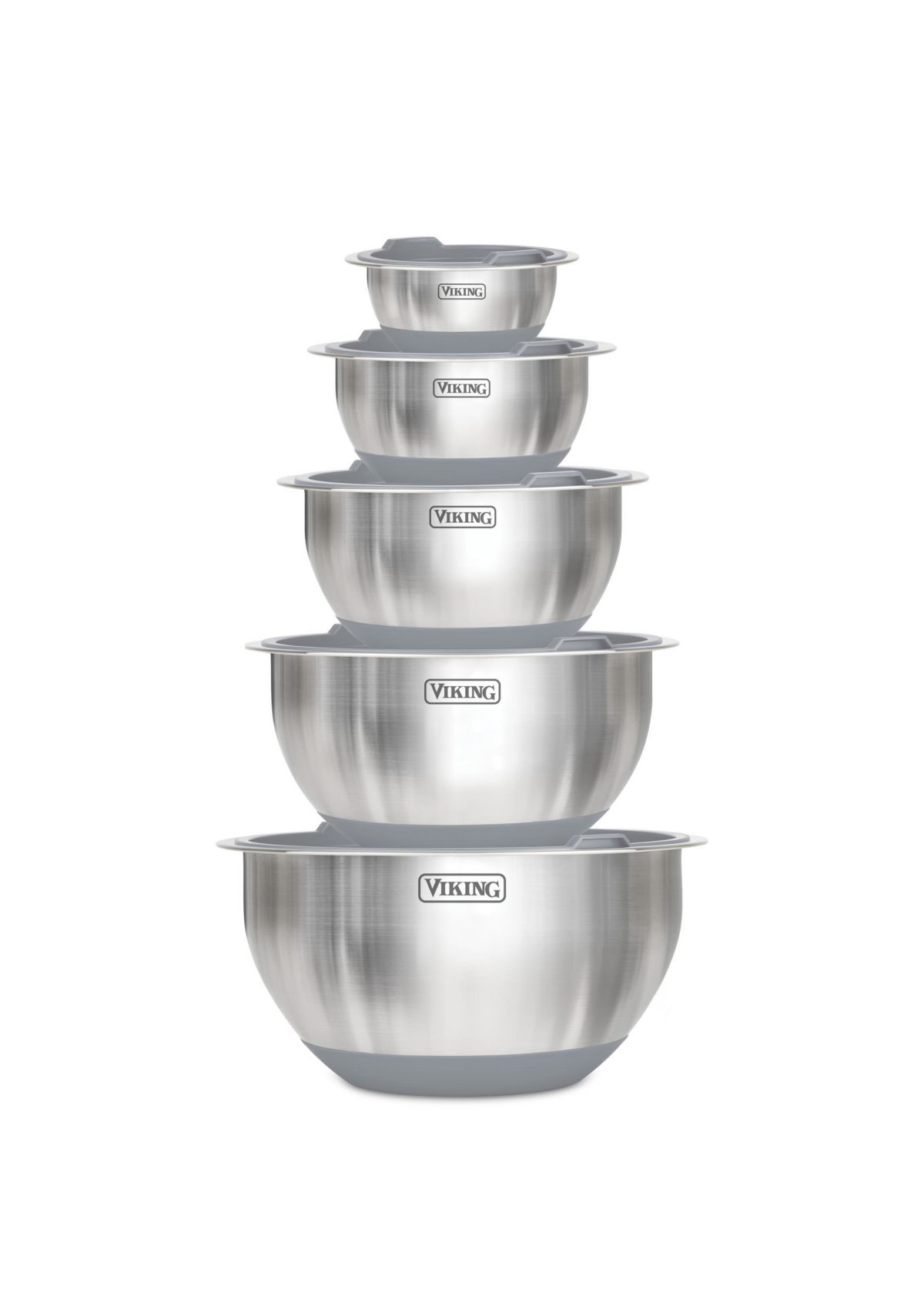 10pc Stainless Steel Mixing Bowl Set