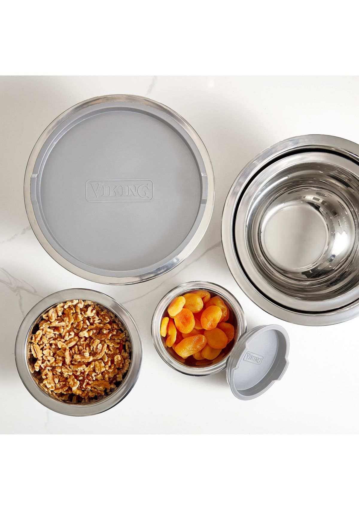 10pc Stainless Steel Mixing Bowl Set