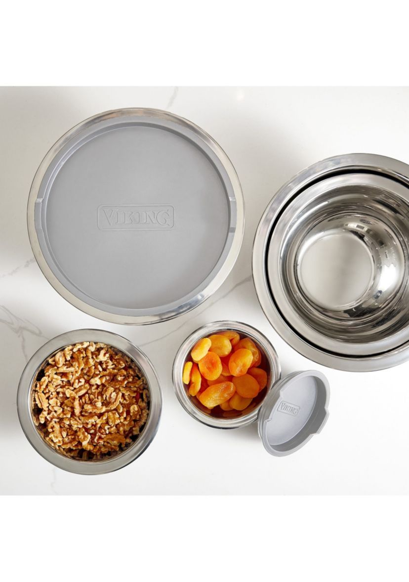 10pc Stainless Steel Mixing Bowl Set