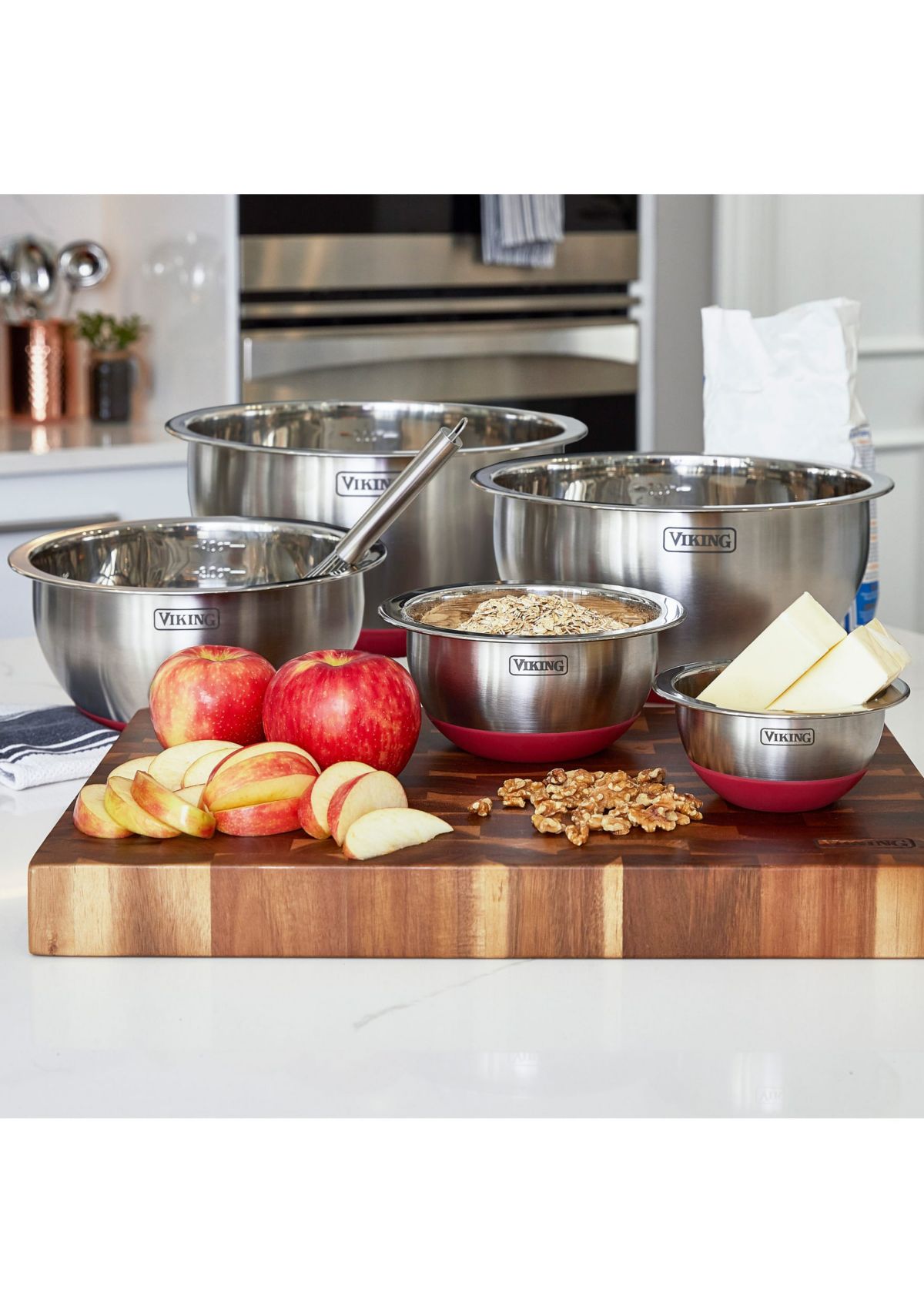 10pc Stainless Steel Mixing Bowl Set