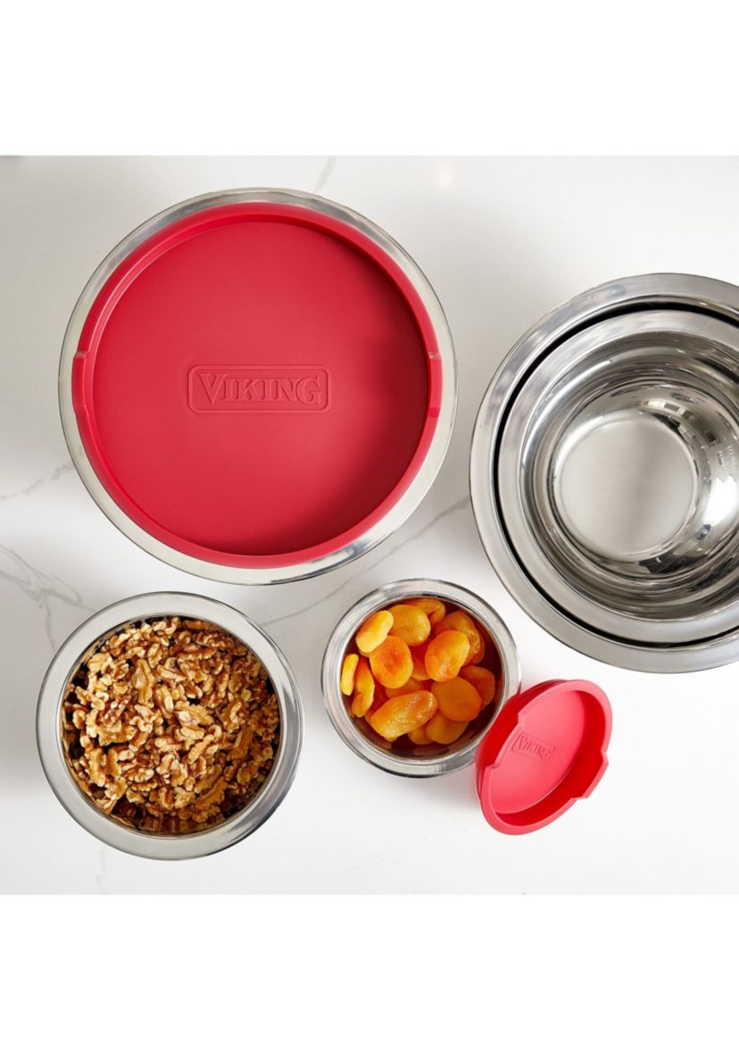 10pc Stainless Steel Mixing Bowl Set