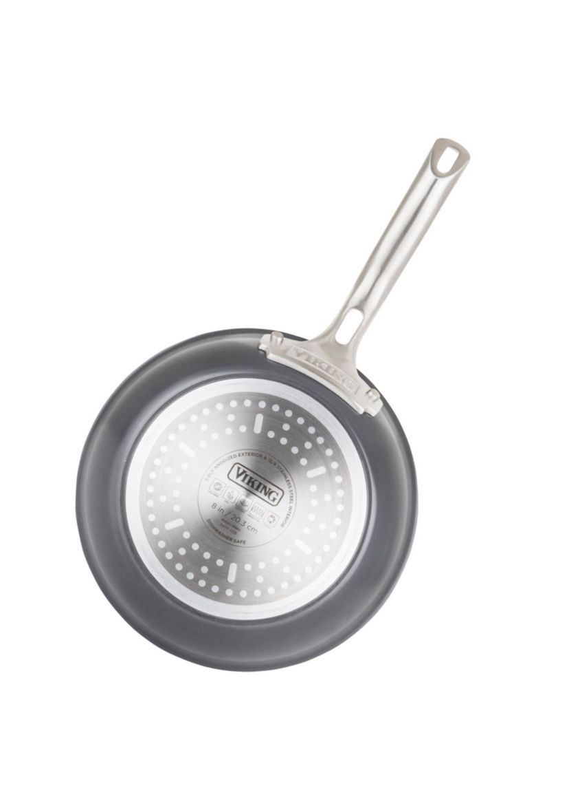 5 Ply Hard Anodized 10pc Cookware Set with Stainless Interior & Aluminum Core