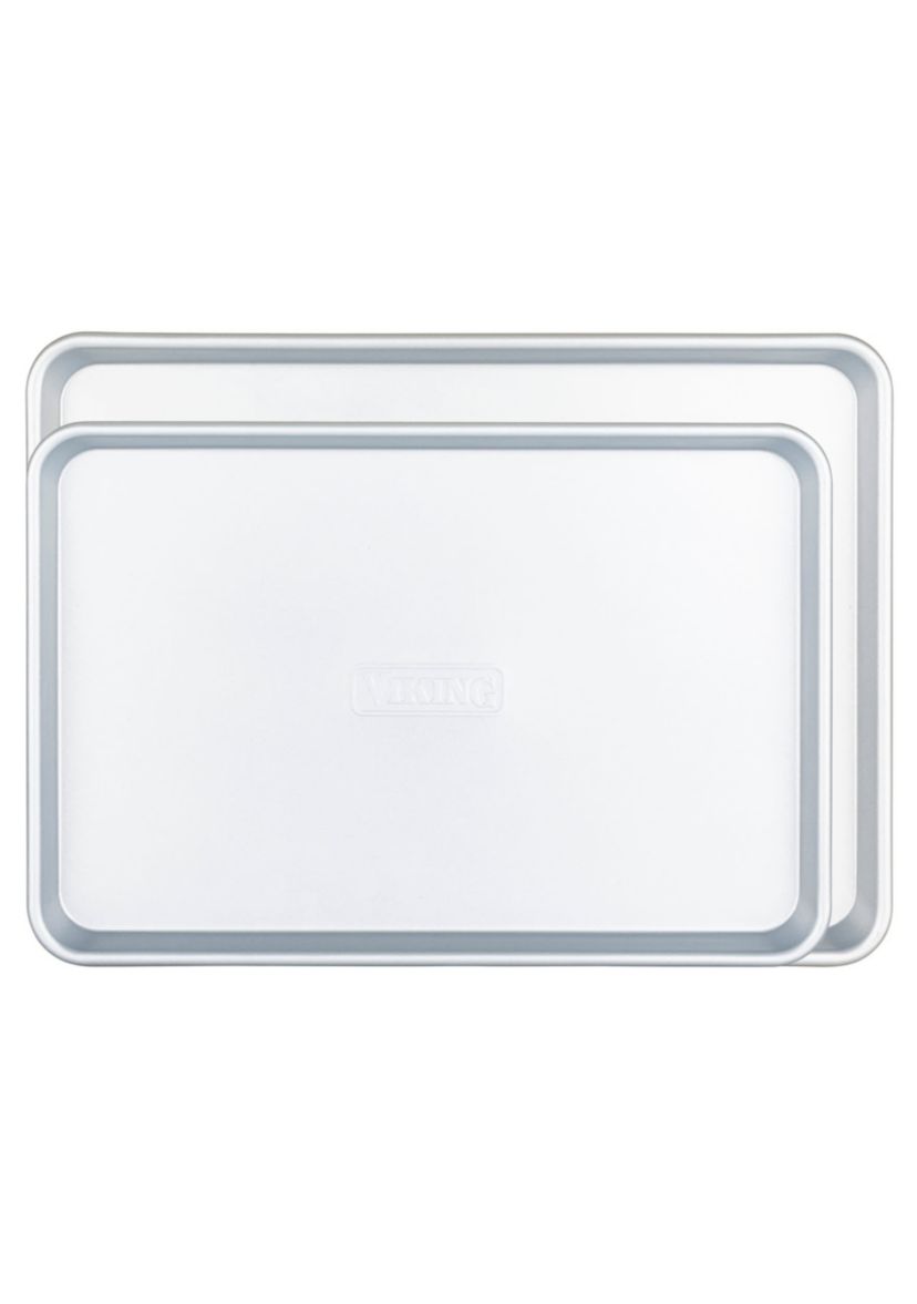 Viking 2pc Nonstick Baking Sheet Set, Large & Medium, Aluminized Steel