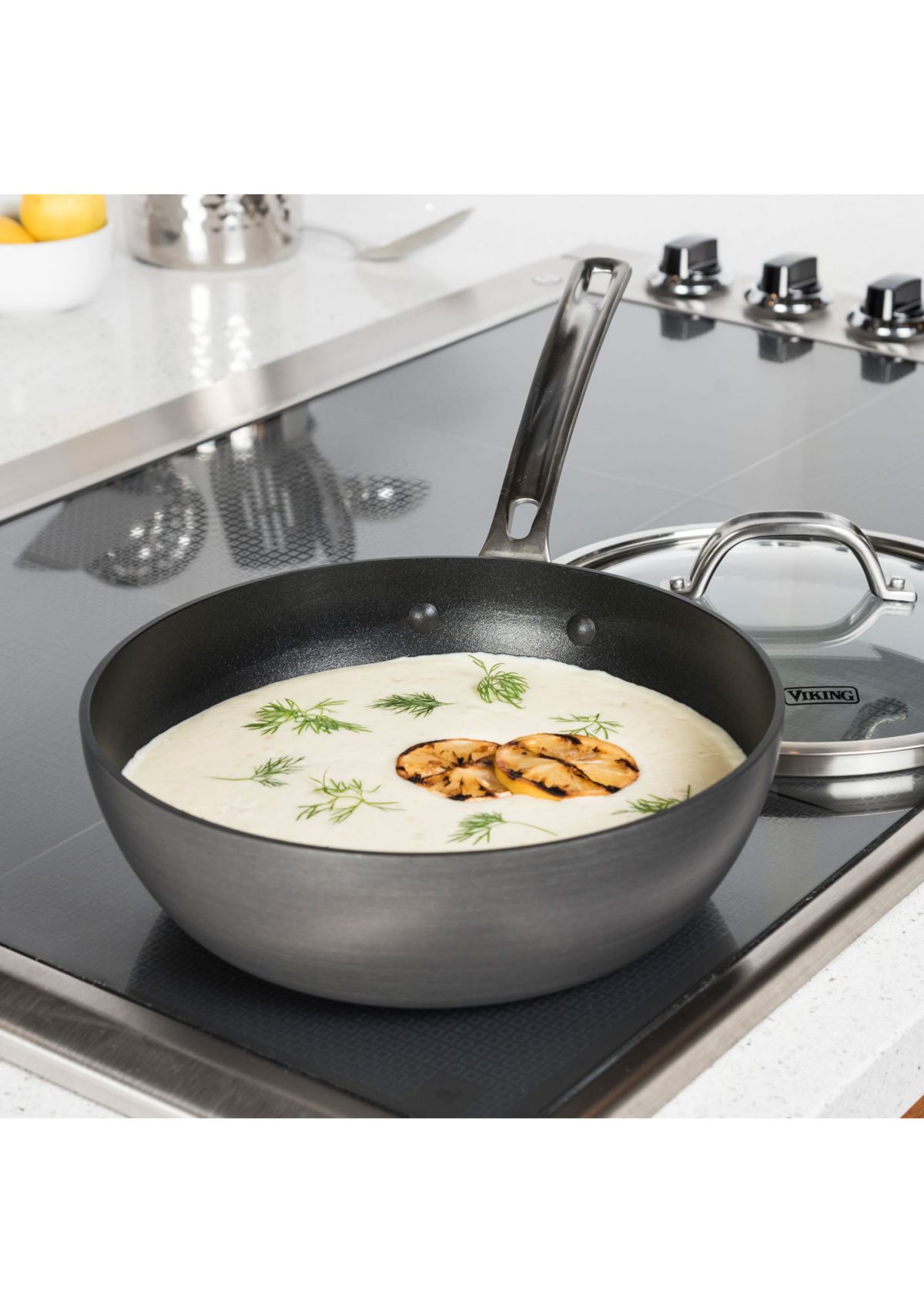 Hard Anodized Nonstick 3 Qt Saucier Pan