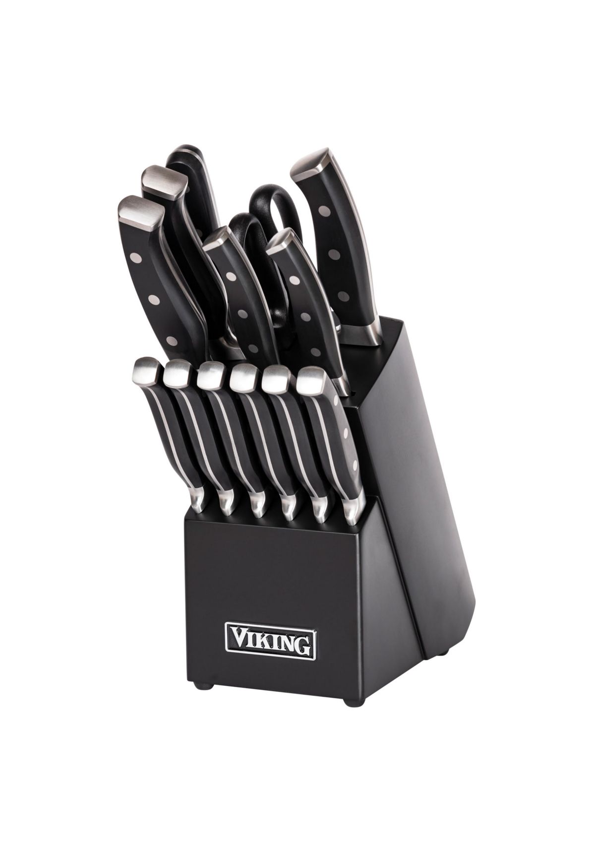 Viking 14pc Cutlery Set with Black Block