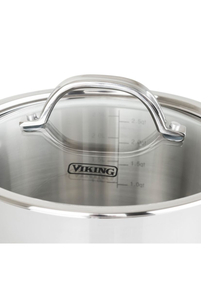 Contemporary 3-Ply 3.4 Qt Soup Pot, Mirror Finish