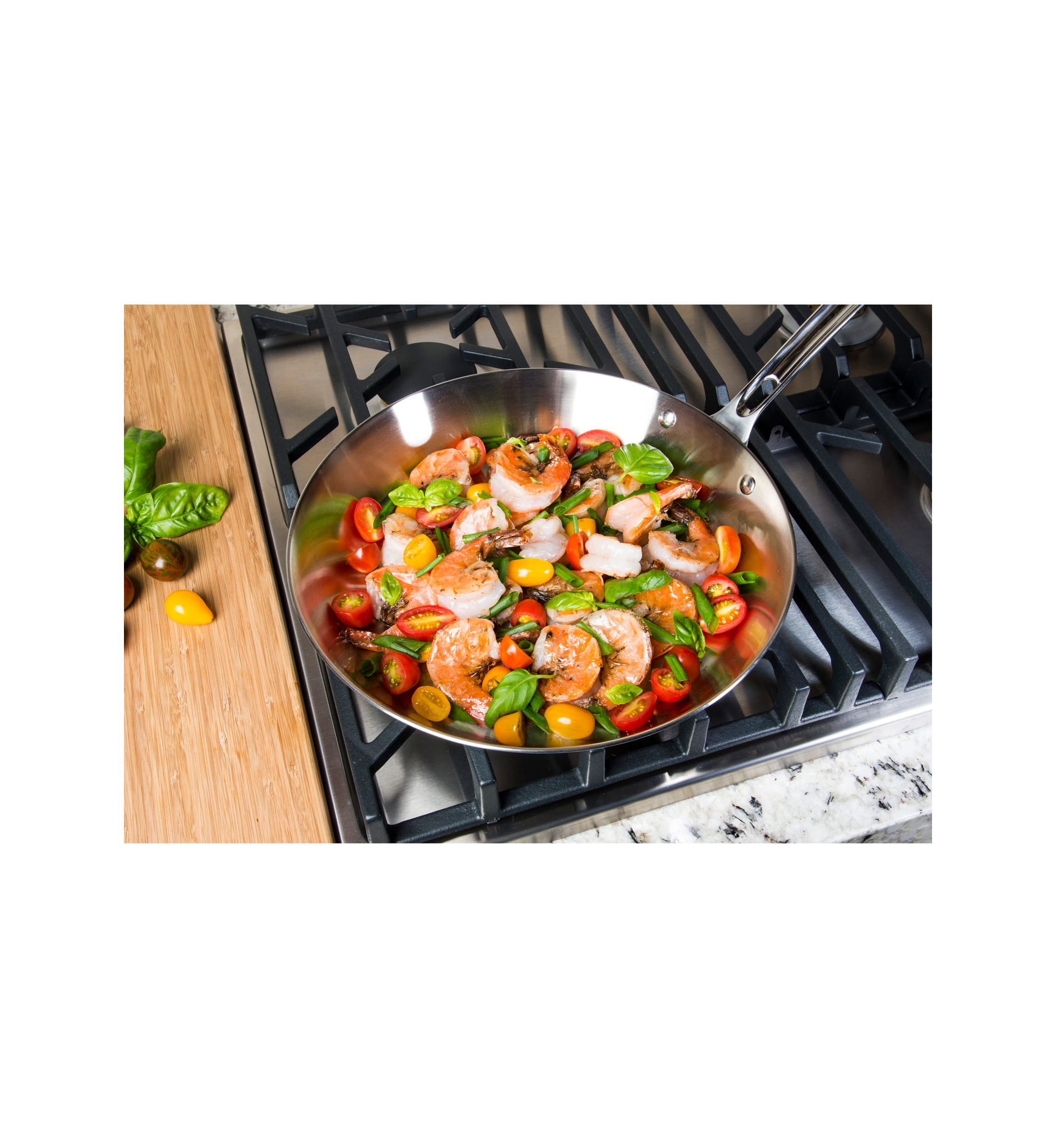 Contemporary 12 in, 30 cm Fry pan, Mirror Finish