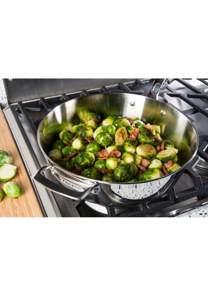 Contemporary 4.8 Qt, 4.5 l., Sauté Pan, Mirror Finish