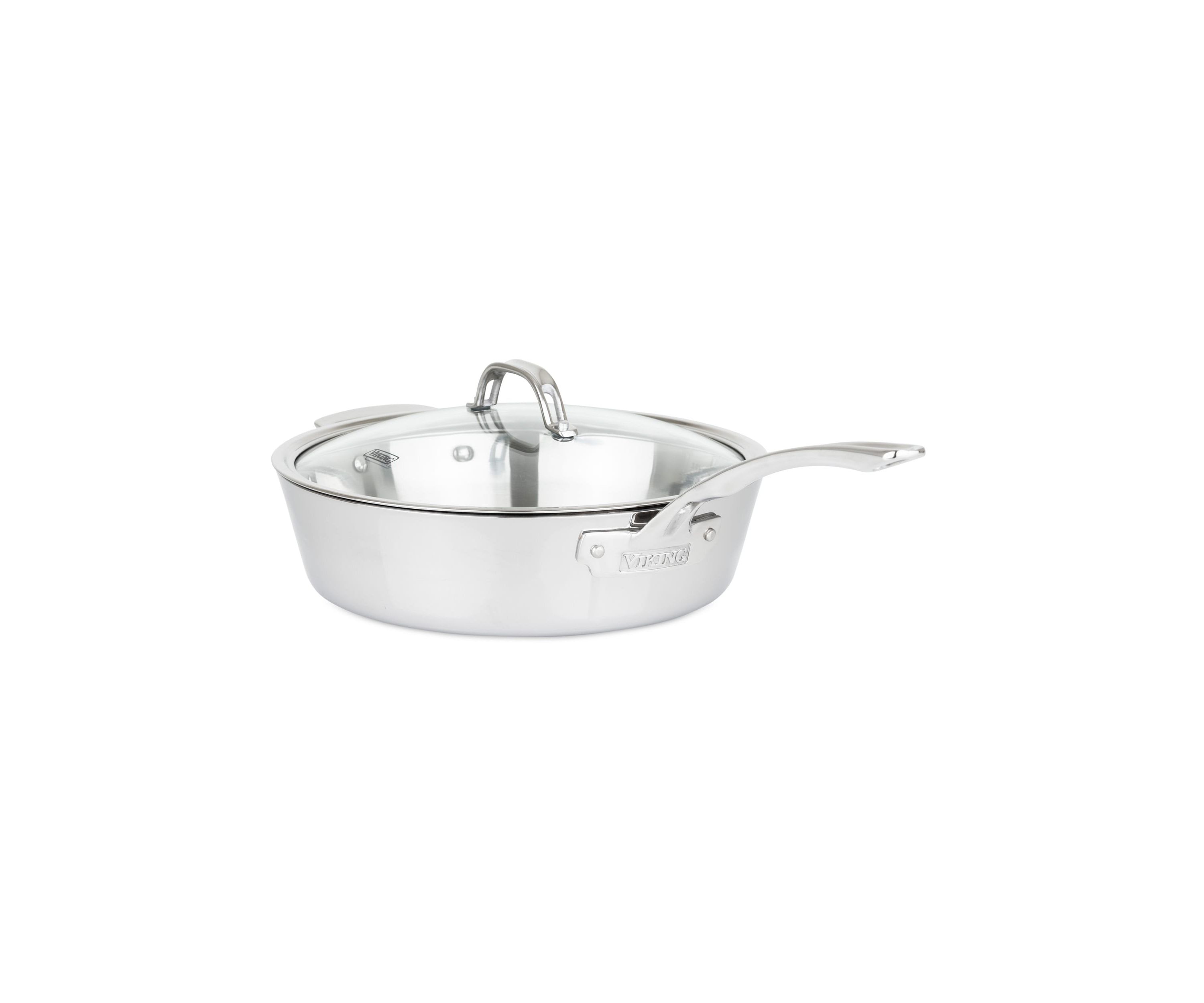 Contemporary 4.8 Qt, 4.5 l., Sauté Pan, Mirror Finish