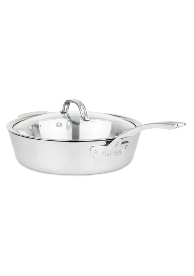 Contemporary 4.8 Qt, 4.5 l., Sauté Pan, Mirror Finish