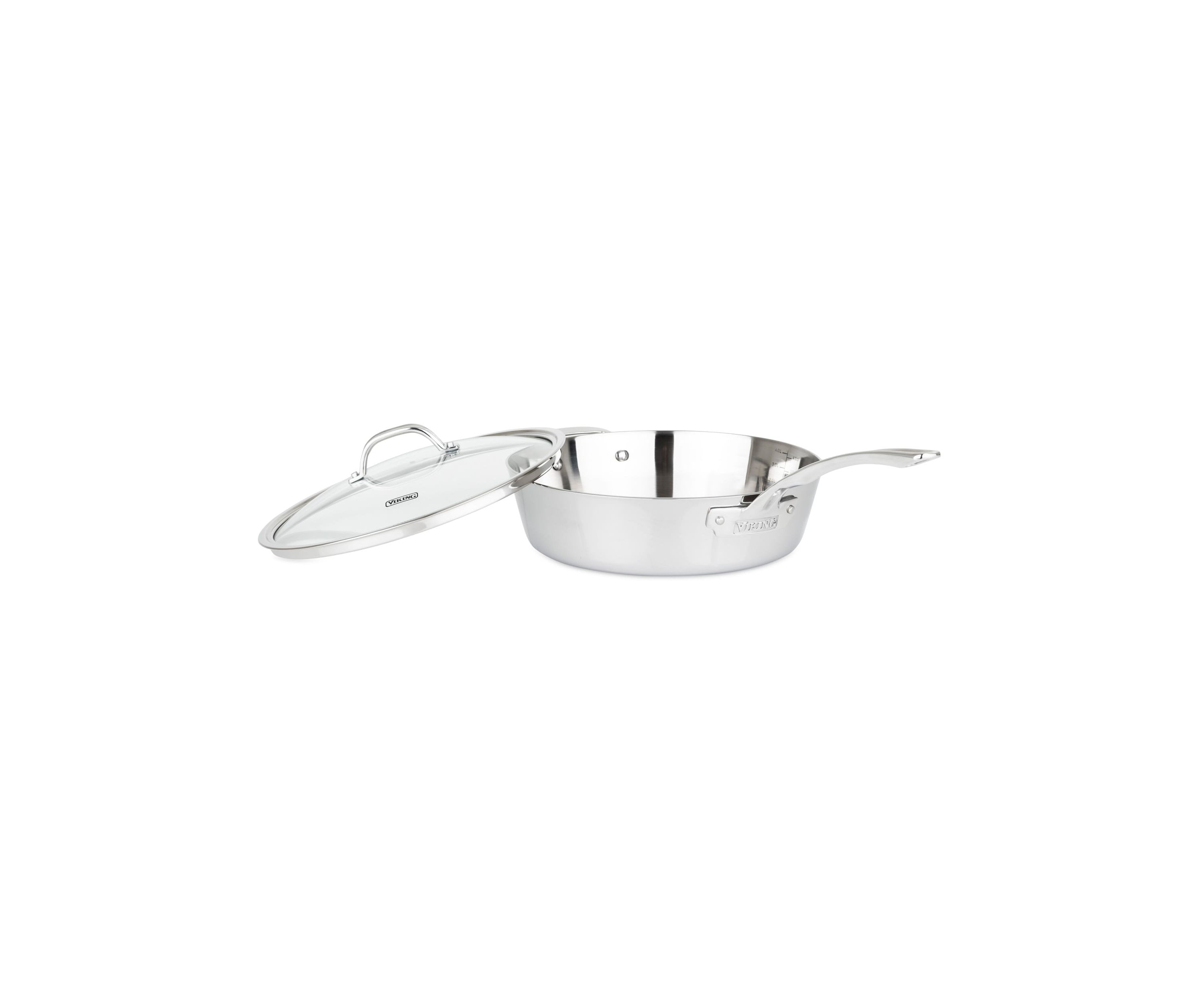 Contemporary 4.8 Qt, 4.5 l., Sauté Pan, Mirror Finish