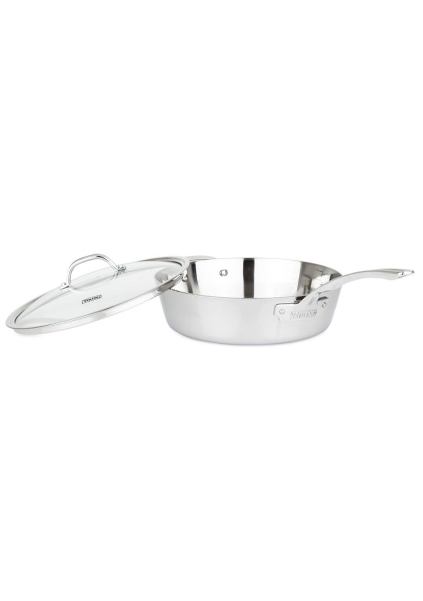 Contemporary 4.8 Qt, 4.5 l., Sauté Pan, Mirror Finish