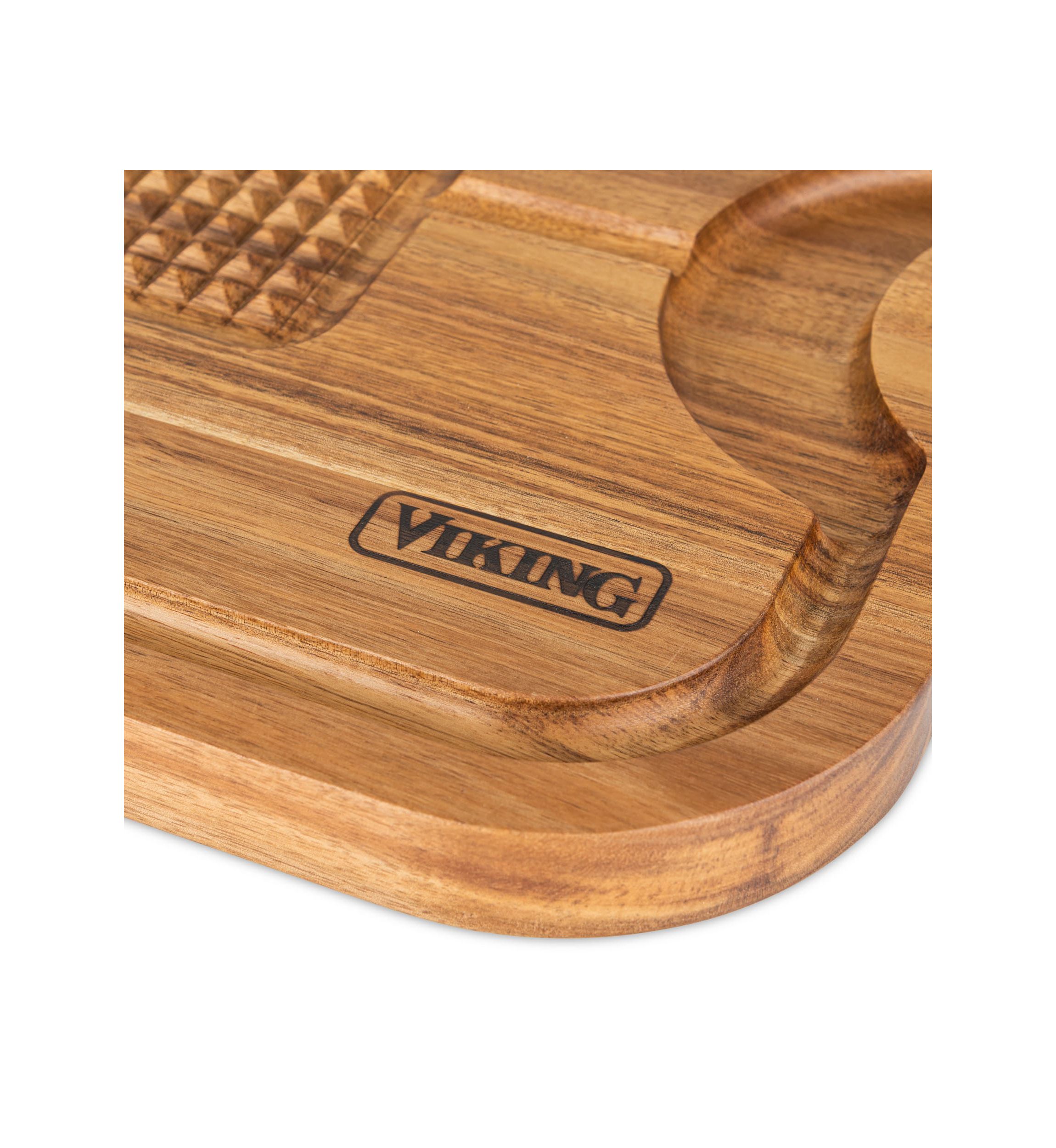 Carving Board with 3pc Carving Set