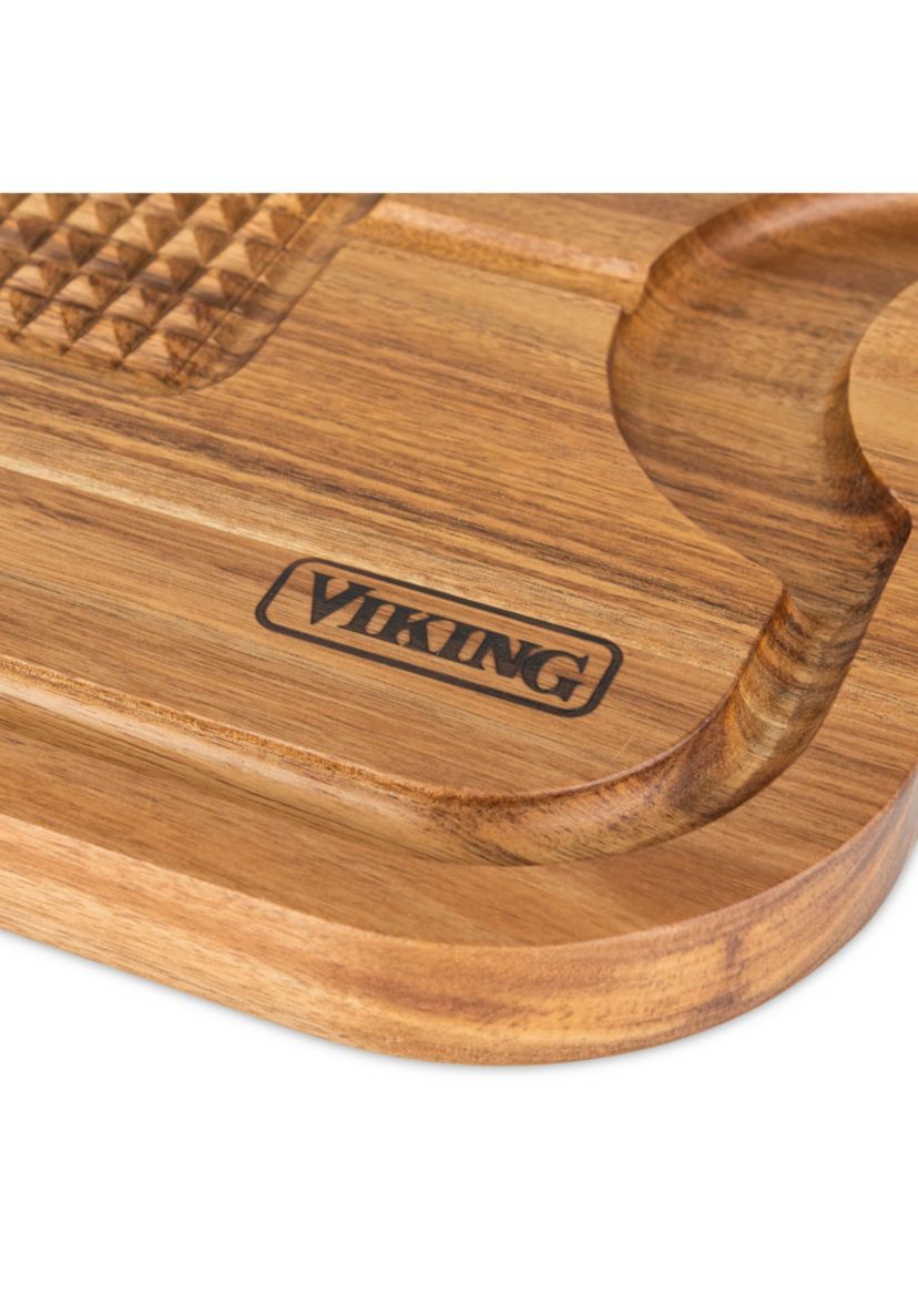 Carving Board with 3pc Carving Set