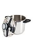 Easy Lock Clamp Pressure Cooker With Steamer