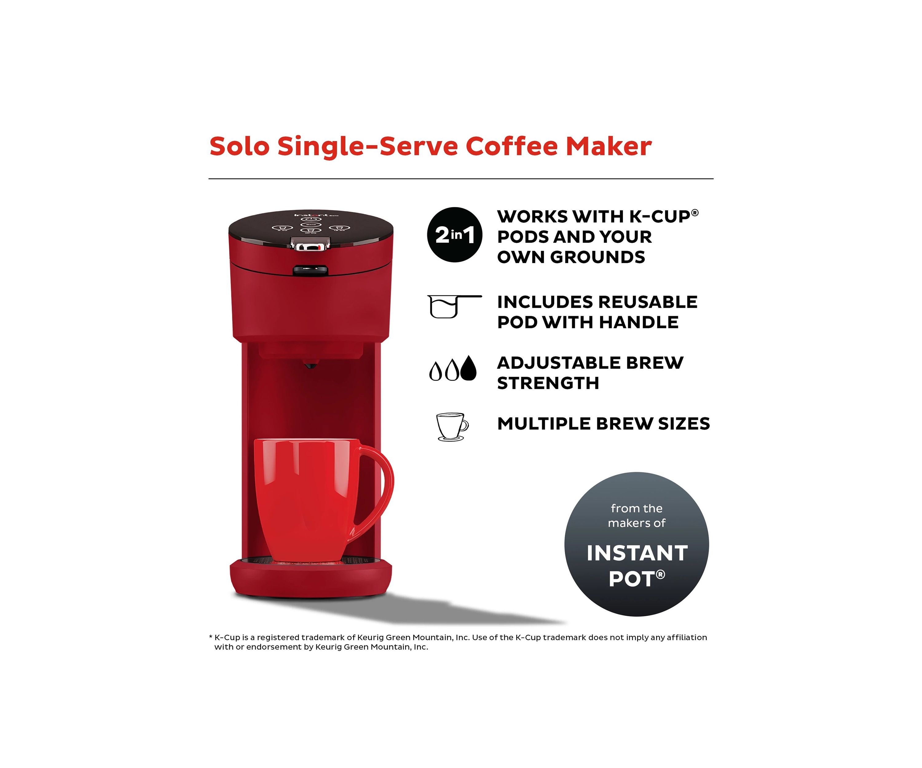 Solo Single Serve Coffee Maker