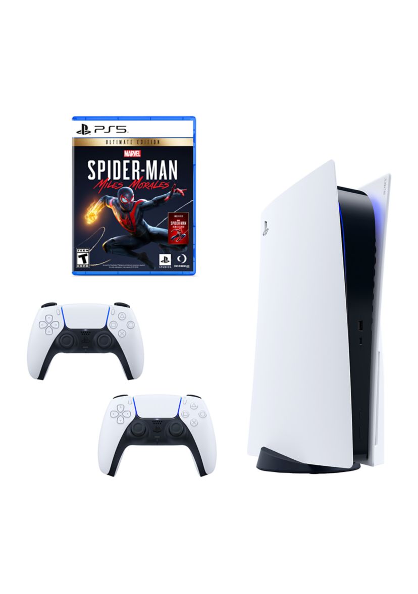 Ultimate Spiderman Game PS5 Bundle with Controllers