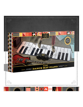 FAO Schwarz The Big Piano 24 Key Pad 8 Instrument Sounds 70 Inches Long for sale online 