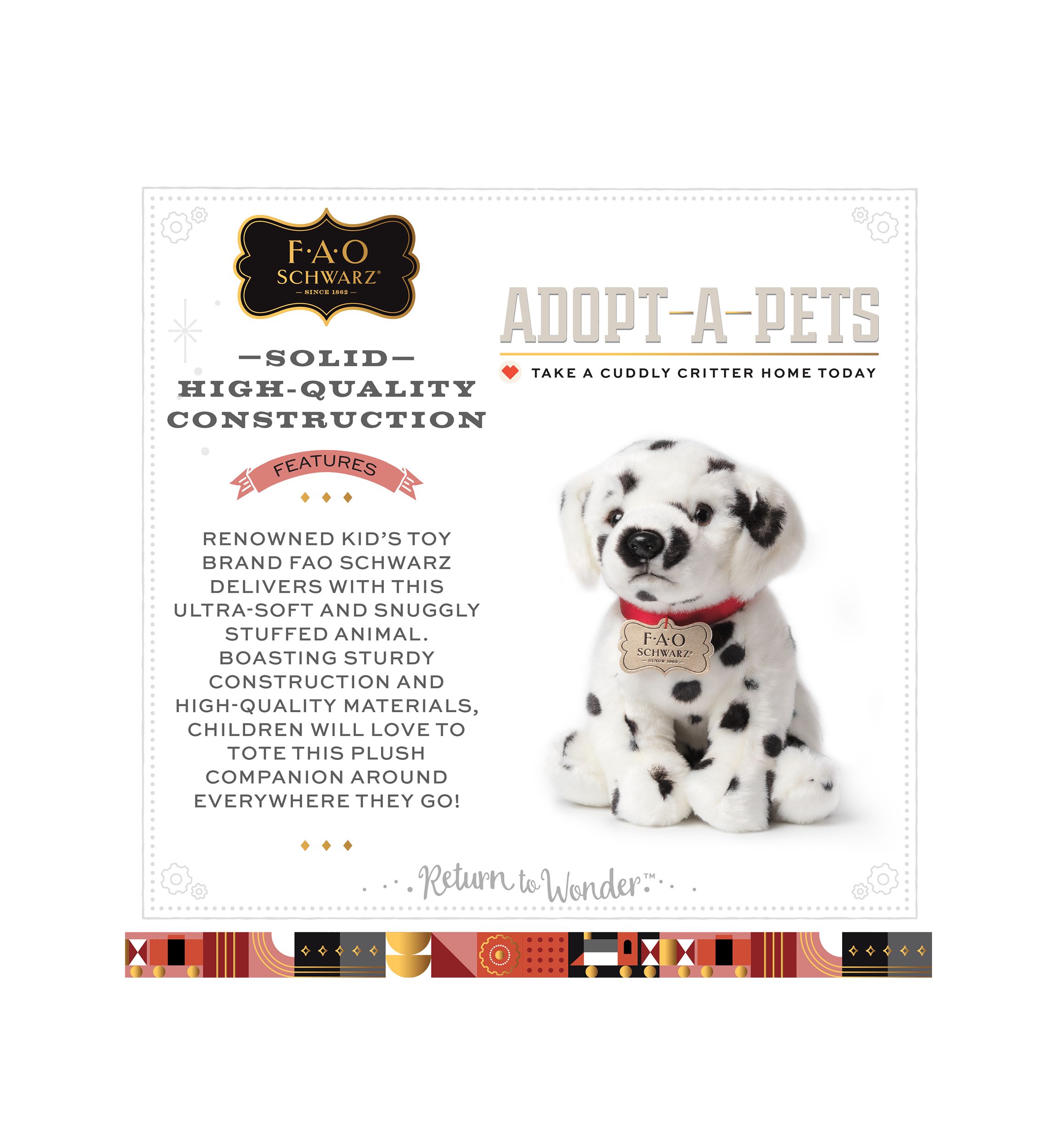 10 Inch Plush Realistic Dalmatian Puppy Stuffed Animal