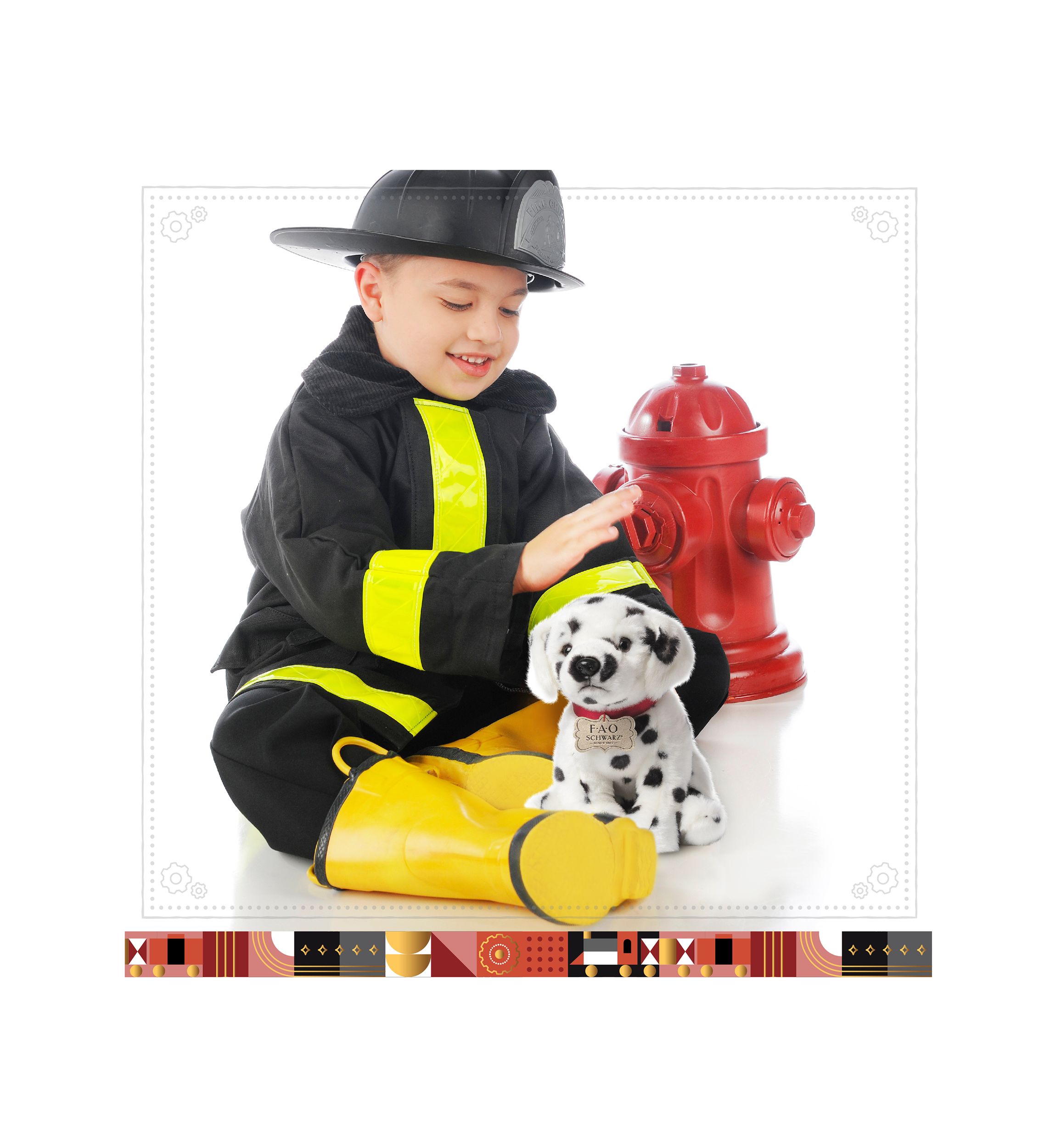 10 Inch Plush Realistic Dalmatian Puppy Stuffed Animal