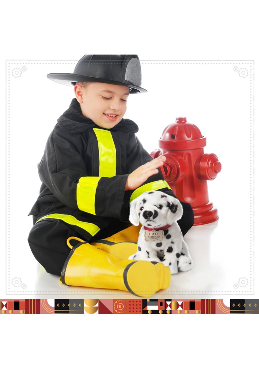10 Inch Plush Realistic Dalmatian Puppy Stuffed Animal