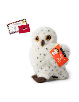 9.5" Snowy Owl Plush Stuffed Animal Toy 