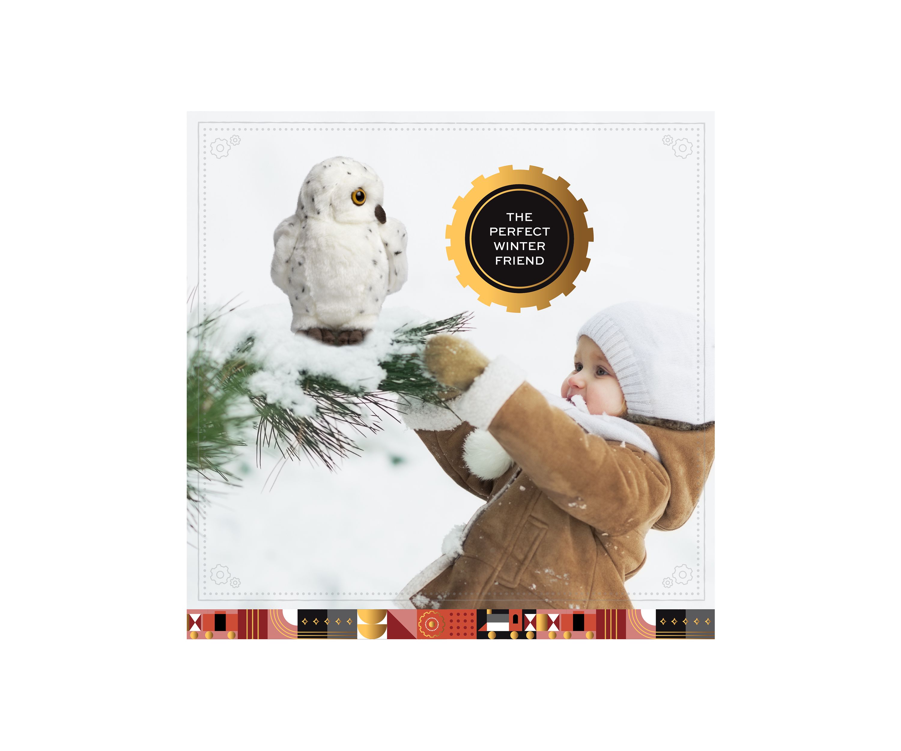 10 Inch Plush Realistic Owl Stuffed Animal