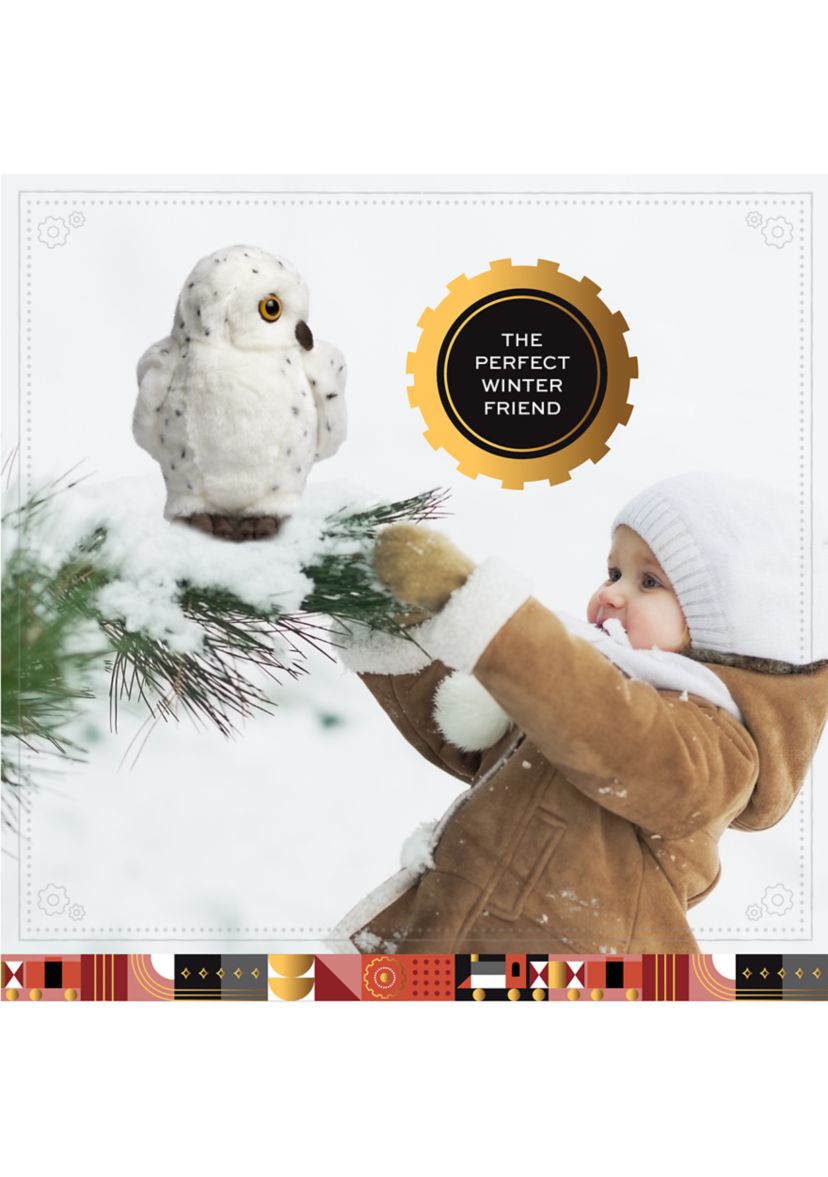 10 Inch Plush Realistic Owl Stuffed Animal