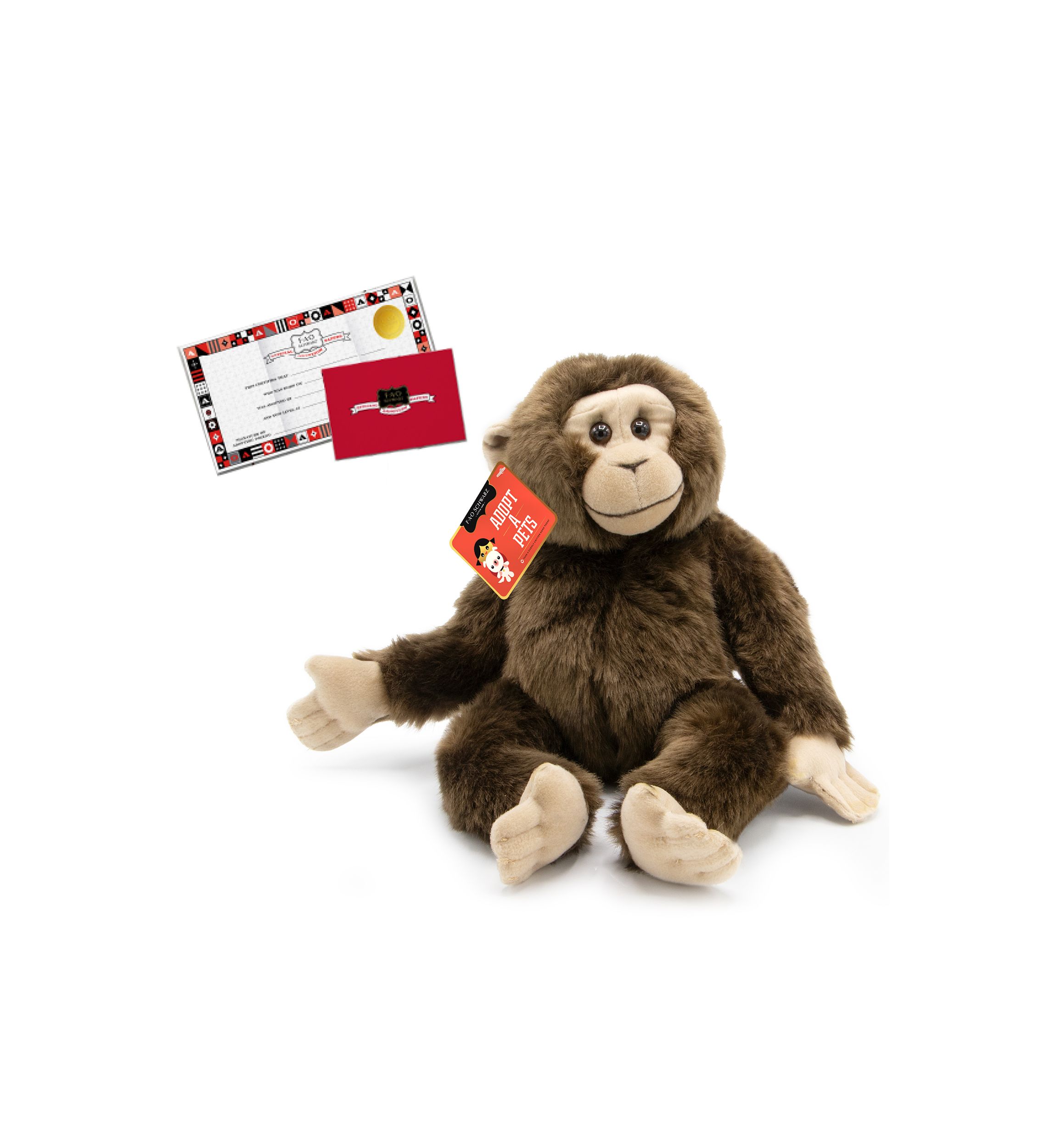 10" Plush Monkey Stuffed Snimal