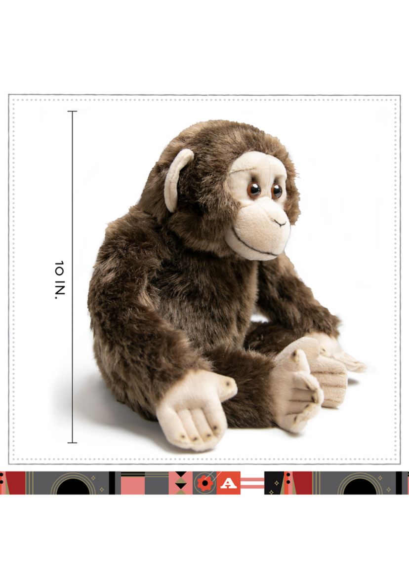 10" Plush Monkey Stuffed Snimal
