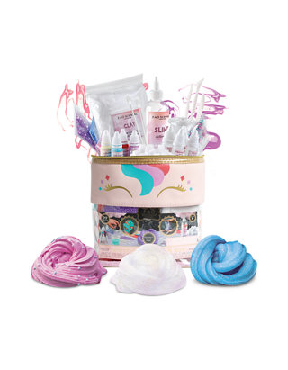 Unicorn Slime Kit Supplies Stuff for Girls Making Slime Glitter Kid Crafts Toys 