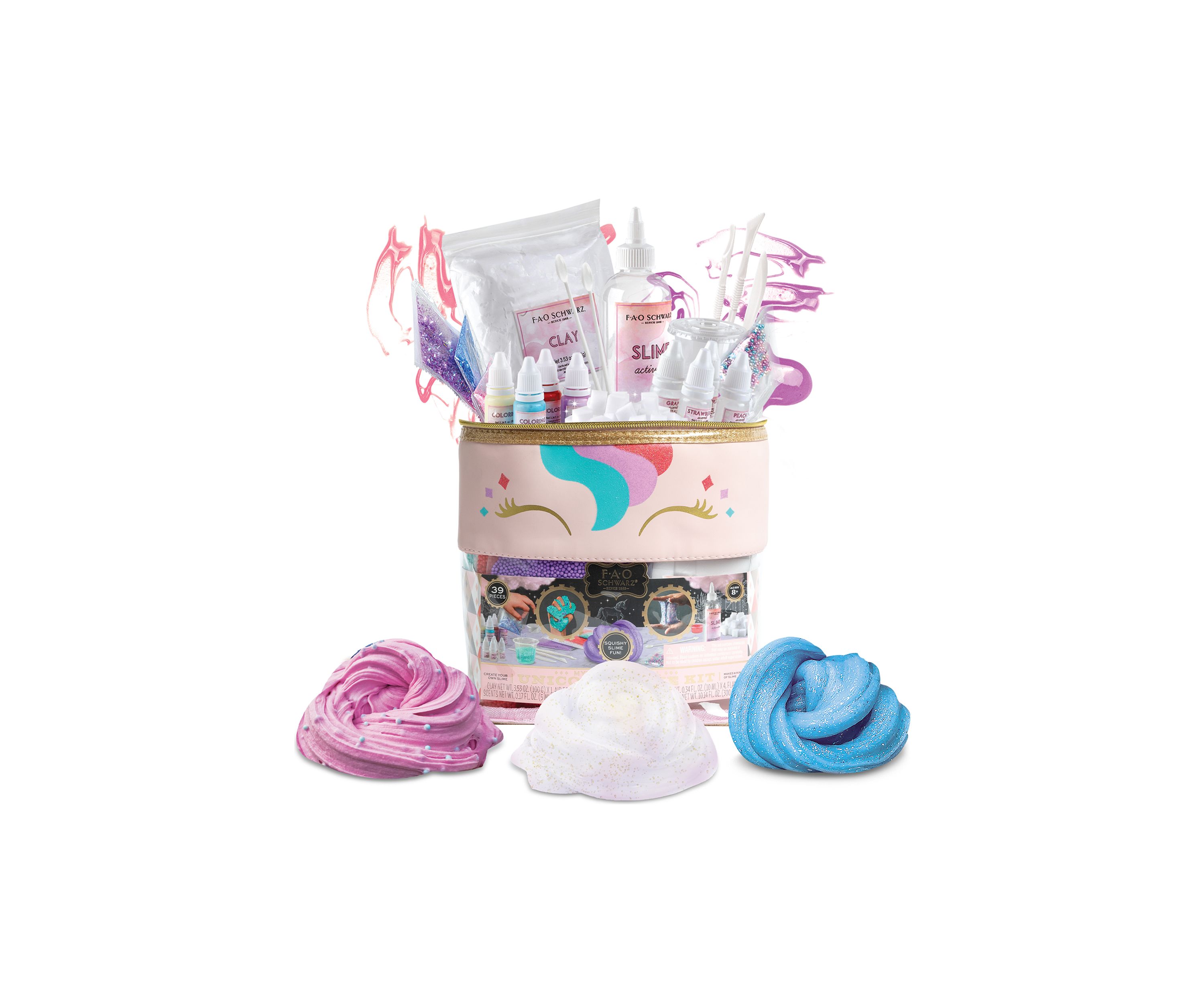 Magical Colorful Glitter Unicorn Slime Kids Craft Kit